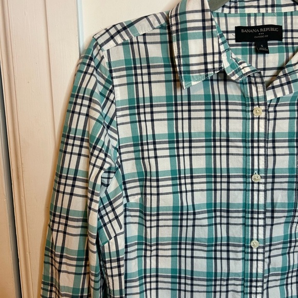 Banana Republic Cool Combo Plaid Classic Shirt - Picture 6 of 6